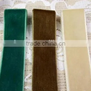Decorative Single/Double Face Make Bow Printed Velvet Ribbon thumbnail-6