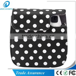 Dot PU Leather Fuji Mini Case Bag for Fujifilm Instax Mini8 With Shoulder Strap Camera Case thumbnail-5