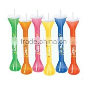 350ML Promotional Cartoon Plastic Long Neck Yard Cup With Doll thumbnail-1