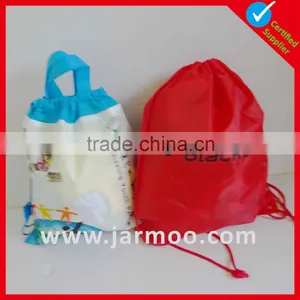 Promotional Fabric Custom Drawstring Backpack thumbnail-1