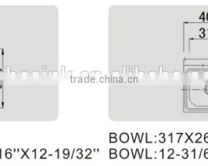 304 Stainless Steel Wall Mounted Sink for Outdoor thumbnail-2