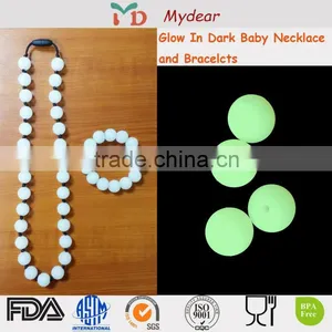 Popular Food Grade BPA Free Silicone Soft Bead Landing Wholesale for Baby Teething thumbnail-4