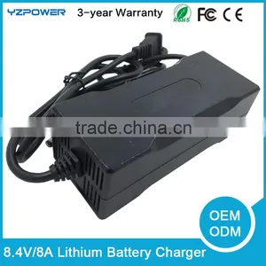8.4V 8A 2-cell Lithium Battery Charger Universal for Power Tools With Fan thumbnail-1