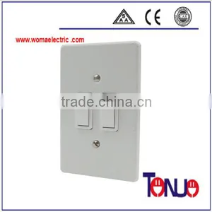 South African Metal 2 Gang 2 Way Electrical Switch thumbnail-2