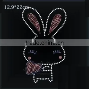 Rabbit Style Hot Fix Motifs Rhinestone Transfer thumbnail-2