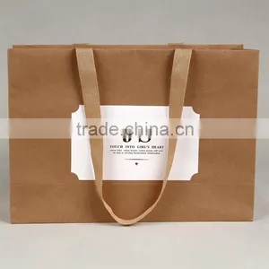 China Wholesale Fine Shopping Hand Bags for Girl's Wool Garments Factory Price Paper Bag in Hangzhou thumbnail-2