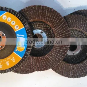 4-7 Inch Aluminum Oxide Flap Disc With Fiberglass Backing Plate thumbnail-5