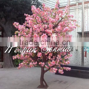 Professional Supplier Artificial Silk Pink Cherry Blossom Tree Artificial Tree for Sale thumbnail-3