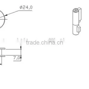 High Quality Brass Cylinder Furniture Cam Lock Steel Key Lock thumbnail-6