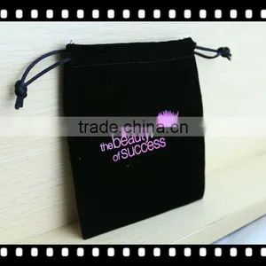 Pink Velvet Pouch for Jewelry Packing Size Optional thumbnail-6