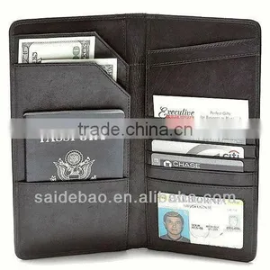 Direct Factory Sale Leather Cheque Holder/leather Passport Holder/leather Cheque Holder With Custom Logo thumbnail-5