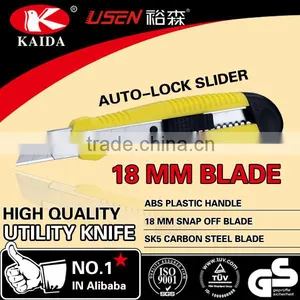 18mm Snap Off Blade Plastic Handle Screw Lock Stationery Cutter thumbnail-2