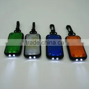 Safety Warning Led Reflection Keychain, Led Reflective Key Chain, Reflection Keychain Light thumbnail-3