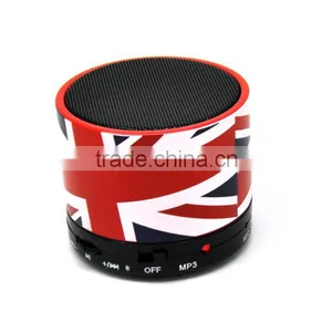 England Flag Wireless Mini Bluetooth Speaker With Mirco Sd Card Slot thumbnail-1
