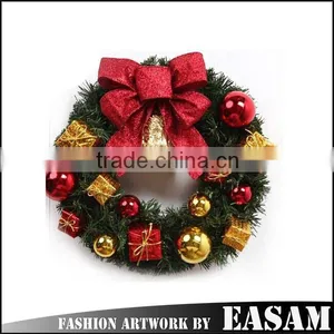 Customized Christmas Decoration Artificial Christmas Wreath thumbnail-1
