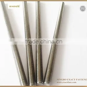 Short Thread Rod Din976 Grade 4.8 8.8 10.9 12.9 Carbon/Stainless Steel Plain Black Zinc Plated HDG M22 Stud Bolt thumbnail-5
