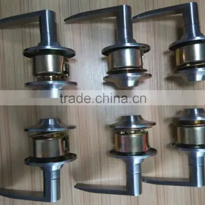 Hotel Connecting Door Lever Lock With Single Sided Handle and Blank Plate thumbnail-5
