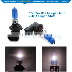 Auto H12 Halogen Bulb, 12v 55w 7500k Automotive Halogen Lamp thumbnail-2