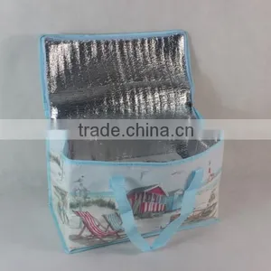 High Quality Custom Cheap Reusable Wine Bag Water Bottle Cooler Bag thumbnail-4