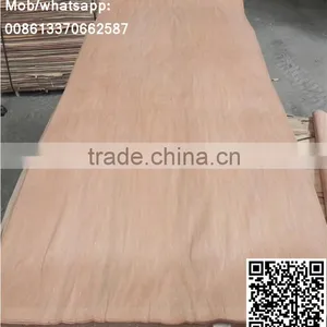 Natural Crown Cut Red Color Olive Wood Veneer thumbnail-5