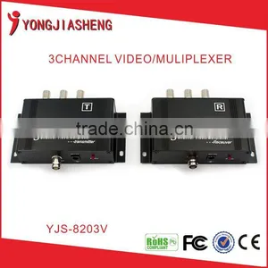 3 Channel Fiber Video Converter Video Multiplexer, Video Converter Digital to Analog thumbnail-1