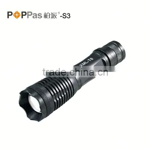 2015 Hot Sale S3 Aluminium Zoomable Flashlight Reinforced With 3AAA/1*18650 thumbnail-4