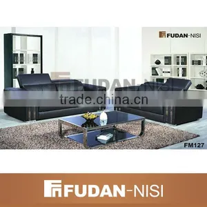 Modern Home Furniture Yellow Leather Sofas Made in Malaysia thumbnail-1