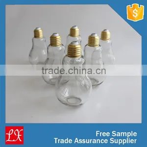 Cear Bulb Shaped Multipurpose Glass Jar thumbnail-3