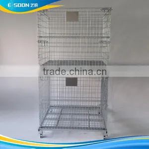 Metal Wire Weld Mesh Panel Storage Container thumbnail-1