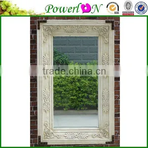 Cheap Elegant Chic Antique Carved Wooden Frame Decorative Mirror For Home Garden Outdoor Patio J09M TS05 X21M PL08-34749CP2 thumbnail-1