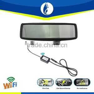 4.3inch Non Interference Touch Panel Wifi Car Dvr Bluetooth Mirror With Gps Reversing Camera thumbnail-1