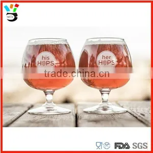 Vintage Stemmed Glass for Beer/beer Glass With Stem thumbnail-1