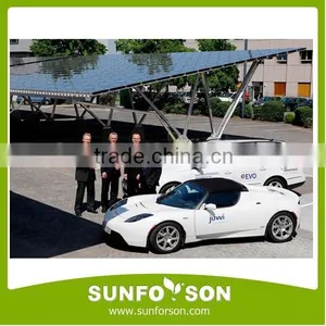 Aluminum Solar Carport Racking Mount pv Panel Mounting System thumbnail-2