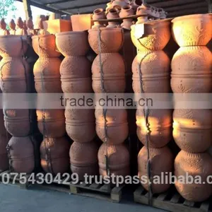 Round Italian Ceramic Flower Pots thumbnail-2