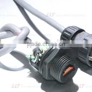 IP67 Waterproof RJ45 Plug and Socket Attached With CAT 5E Cable thumbnail-2