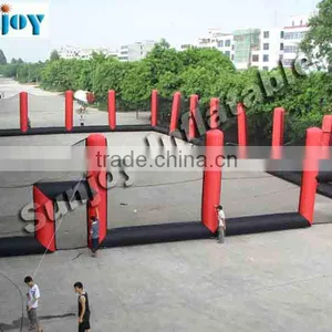 Red and Black Paintball Perimete Field Hot9 Inflatable Obstacles thumbnail-1