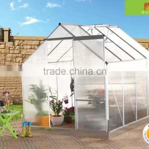 Easy DIY 8*6 FT Aluminum Walk-in Garden Greenhouse thumbnail-1