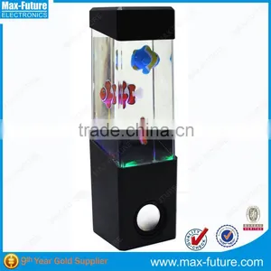 2015 New Products LED Flashing Speaker,Colorful Changing Water Dancing Jellyfish LED Lamp Speaker) thumbnail-3