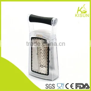 China Supplier Vegetable Rotary Grater With Color Handle thumbnail-1