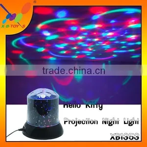 New LED Colorful Rotating Projection Night Light Beautiful Projector Lamp thumbnail-3