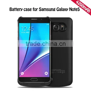 4200mAh External Battery Backup Charge Power Case Cover For Samsung Galaxy Note 5 thumbnail-2