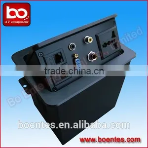 VGA Conference Tabletop Electric Sockets Plugs With 3.5mm Audio &RJ45 thumbnail-1