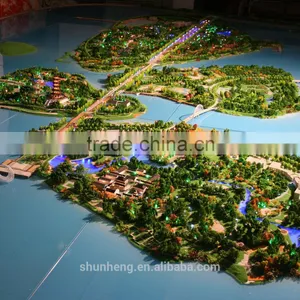 Sea Island Rendering Model of 3d Architectural Model thumbnail-3