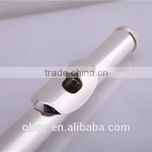 Musical Instrument 17 Open Holes Silver Plated Flute With Split E Mechanism Offset-G Keys and B Foot thumbnail-4