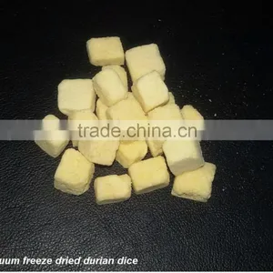 Thai Durian Diced Freeze Dried From Thailand Certified HACCP, ISO 22000 , GMP, HALAL and KOSHER thumbnail-1