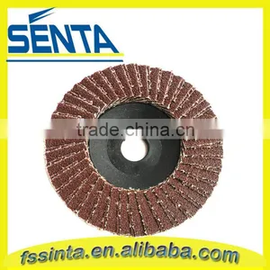 4.5" 115x22mm Red Sanding Aluminum Oxide Abrasive Flap Wheels thumbnail-1