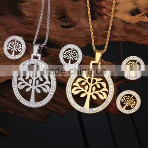 Stainless Steel Sweden Jewelry Set in Latest Design for Shop thumbnail-6