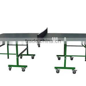 Aluminium Outdoor Tennis Table/Promotion Foldable&movable Ping Pong Table thumbnail-2