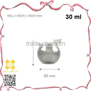 Fancy 15ml Magnate Mini Spoon Silver Plastic Ball Jar thumbnail-2