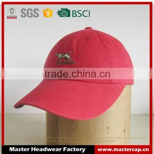 Red Cotton Baseball Caps thumbnail-1